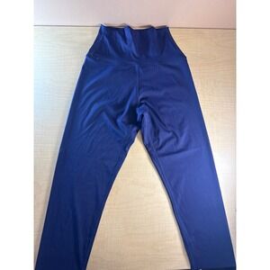 Uncia Active Girls Navy Blue High Waisted Athletic Leggings XS Gymnastics Dance